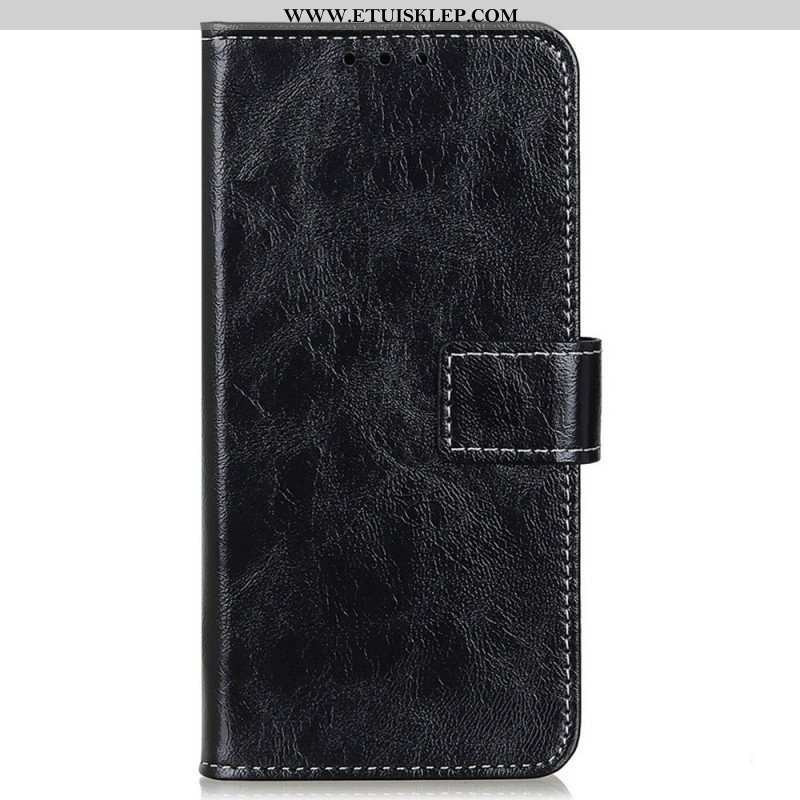 Etui Folio do Samsung Galaxy M23 5G Błyszcząca Sztuczna Skóra